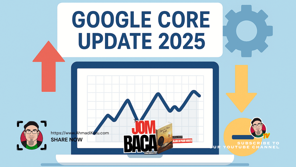 Google core update 2025 kesan trafik blog dalam Google Search Console
